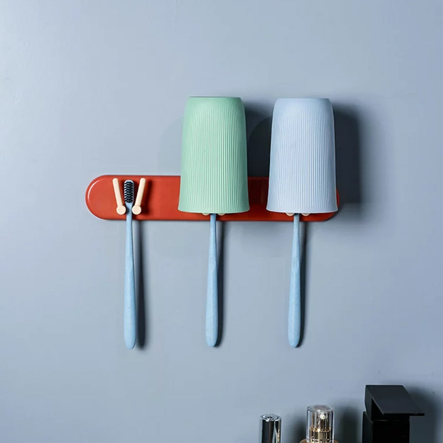 4703 Plastic Multipurpose Holder Bathroom Accessories Organizer Wall Mounted Hanging Mount Shelf & Hooks (1pc) 4703 Plastic Multipurpose Holder Bathroom Accessories Organizer Wall Mounted Hanging Mount Shelf & Hooks (1pc)